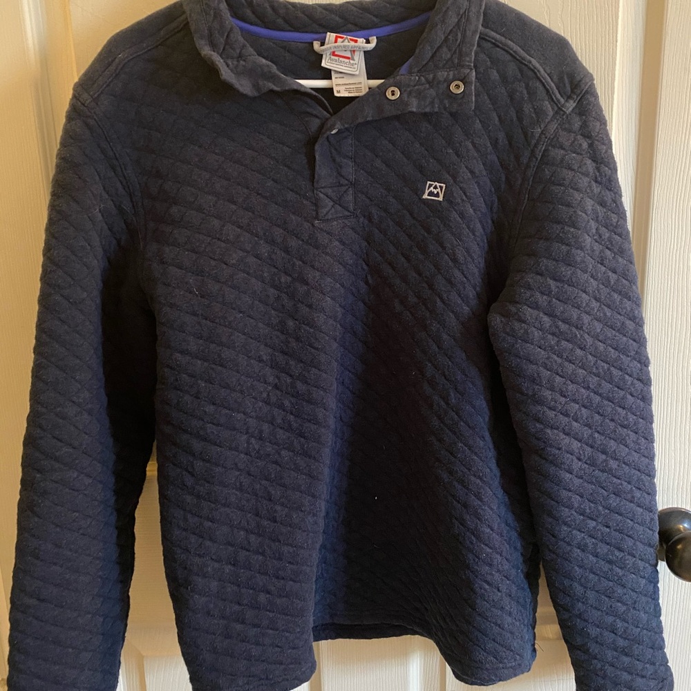 Avalanche Navy Pullover Size Medium - image 1